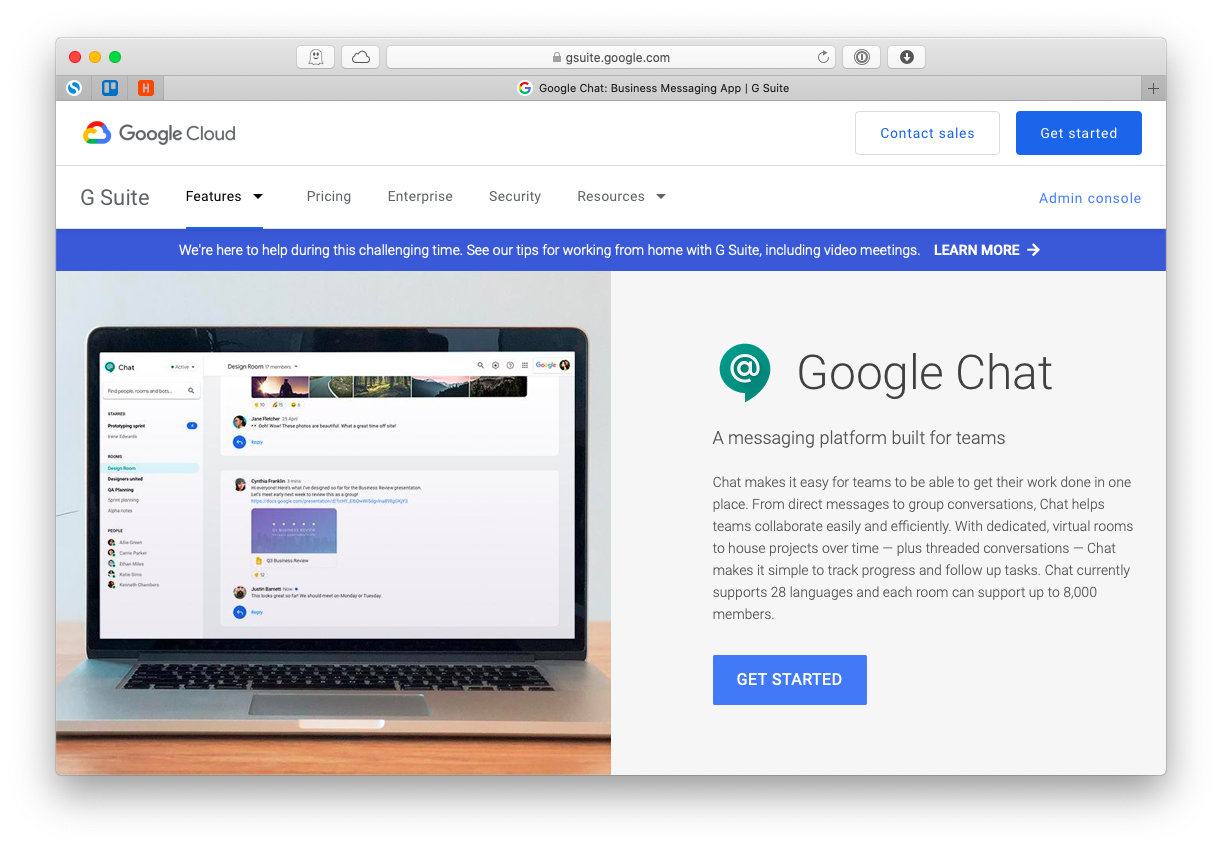Google Chat App Mac